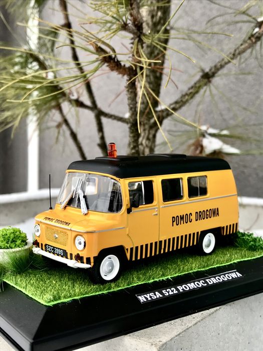Nysa 522 POMOC DROGOWA-auta PRL,model,autka,kolekcja,zabytek,antyk