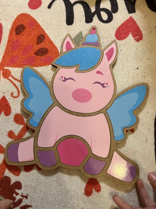 Деревяний пазл складанка