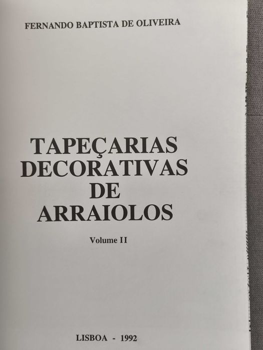 Tapeçarias Decorativas de Arraiolos - Vol.2