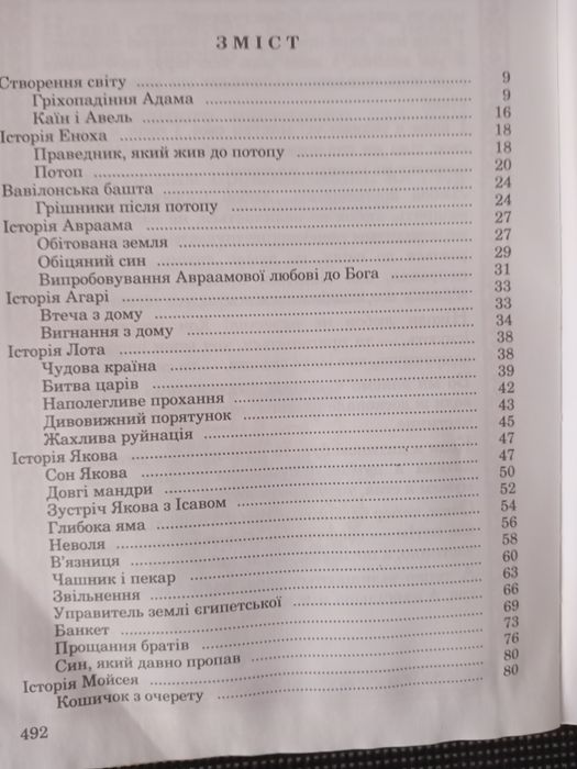 Книга"Оповідання із Святої історії" на українській мові  495 сторінок
