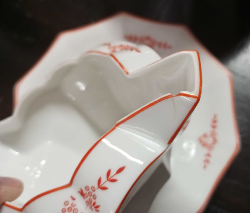 Serviço de jantar 12 pessoas porcelana S.P. Coimbra
