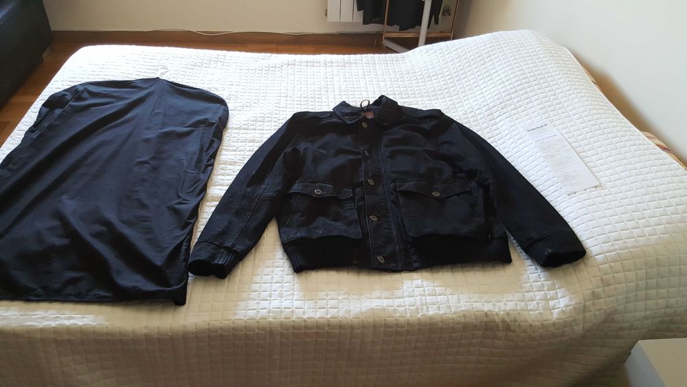 Blusão em pele Timberland