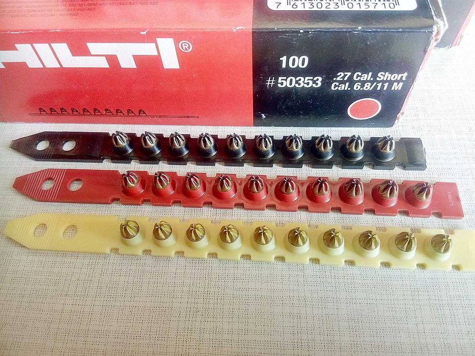 Продам патрони HILTI і Sellier & Bellot до монтажних пістолетів