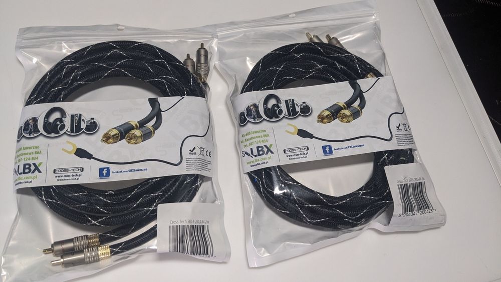 Kabel przewód cinch 2RCA-2RCA CROSS-TECH OFC
3x112,00 zł