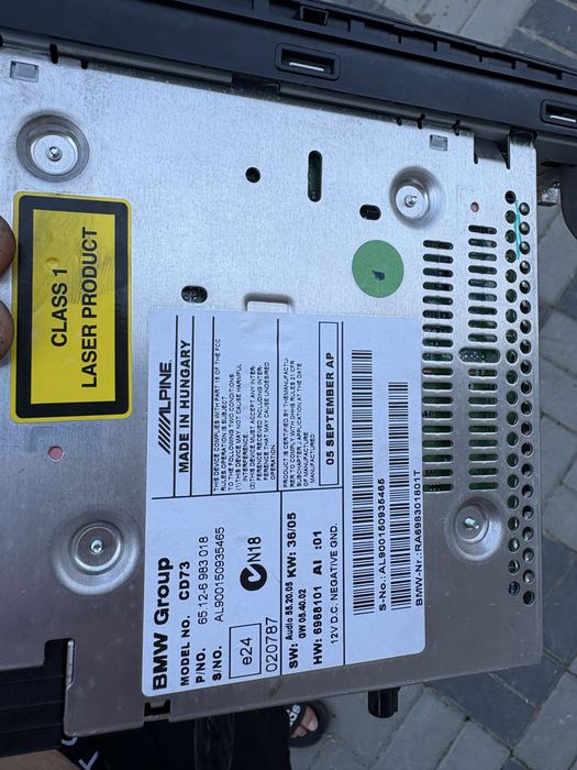 Radio Cd professional alpine bmw e90 e91 e92
