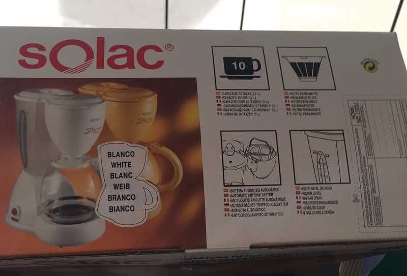 Máquina de Café Solac C 704 A2  10 chávenas
