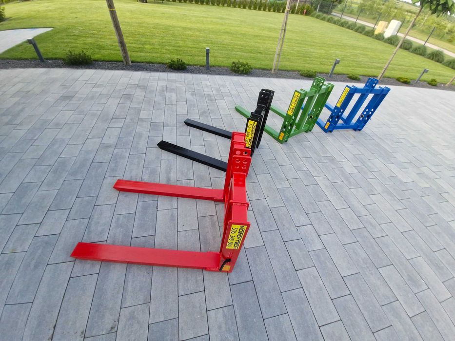 paleciak na tył ciągnika, widły do palet, 4 uchwyty mocujące, nowość