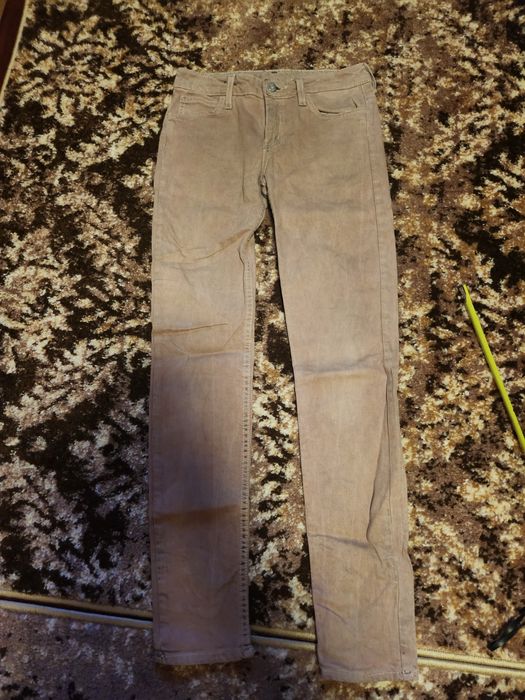 Spodnie jeans Lee brązowe  Scarlett 28/33 xs/s