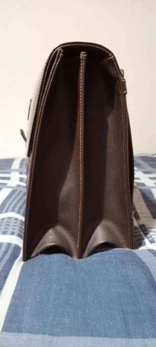 Mala executiva em pele Trussardi