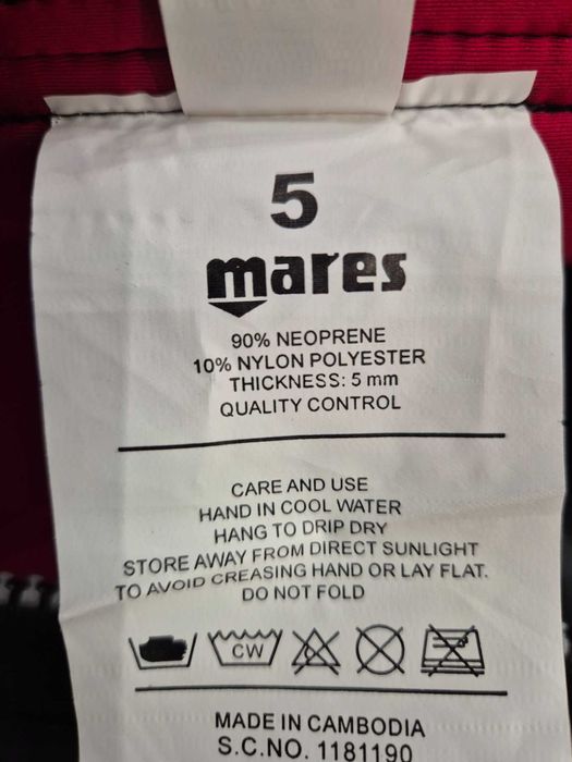 Гідрокостюм для дайвінгу Mares FLEXA CORE 5 mm (чоловіч.)