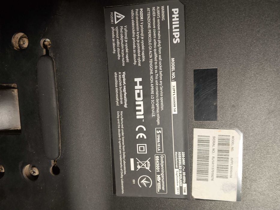 Philips 32 pfl3605a/58