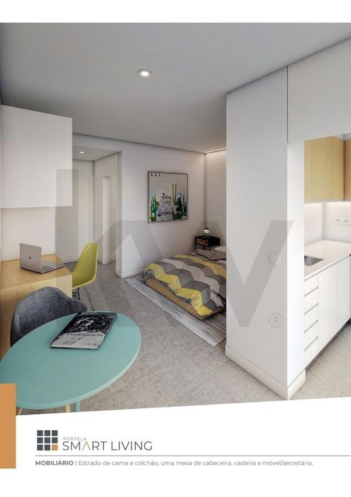 Apartamento T0 Novo com Lugar de Estacionamento na Quinta da Portela,