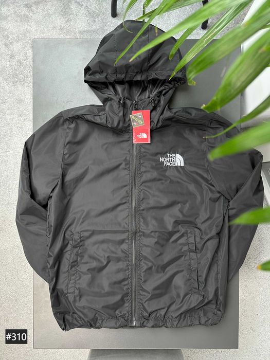 THE NORTH FACE Черная Куртка / TNF Ветровка Спортивна Чорна