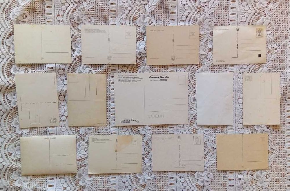 pocztówki / widokówki zbiór / zestaw pocztówek widokówek prl 13 sztuk