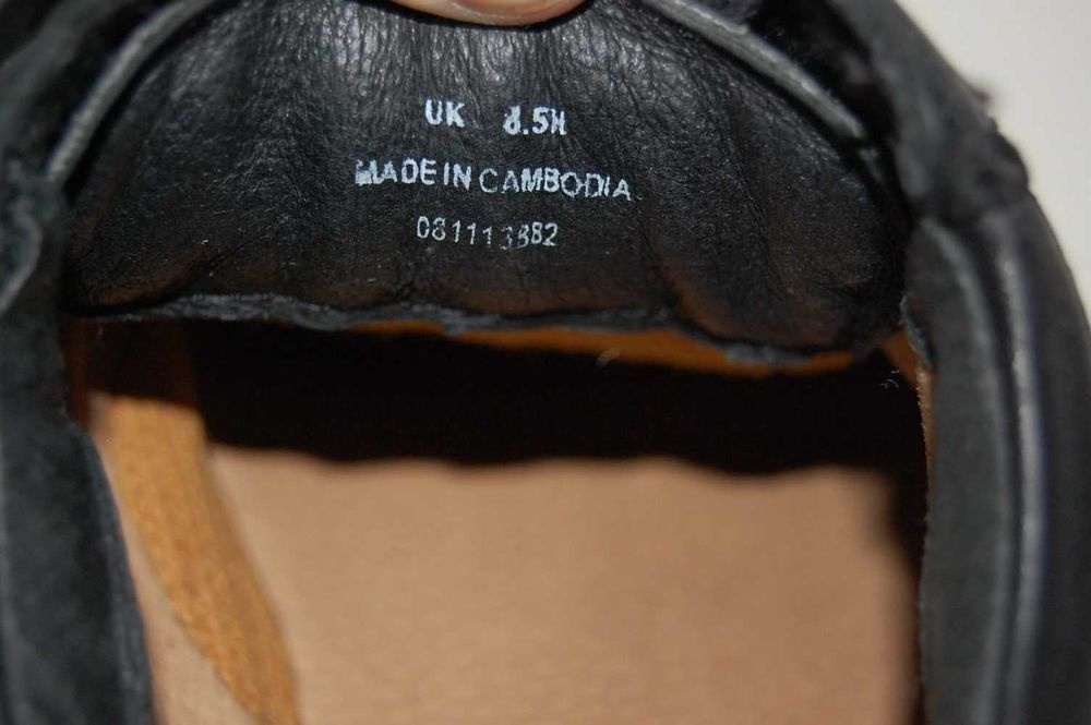 Туфли мокасины CLARKS р.43-44 original CAMBODIA