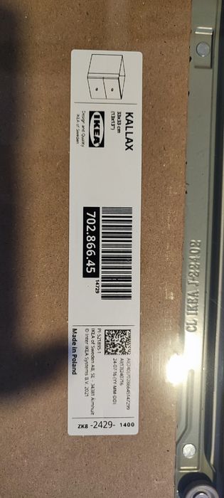 KALLAX, 2-drawer module, white
Accessory with 2 drawers, white, 33x3364750953296131123