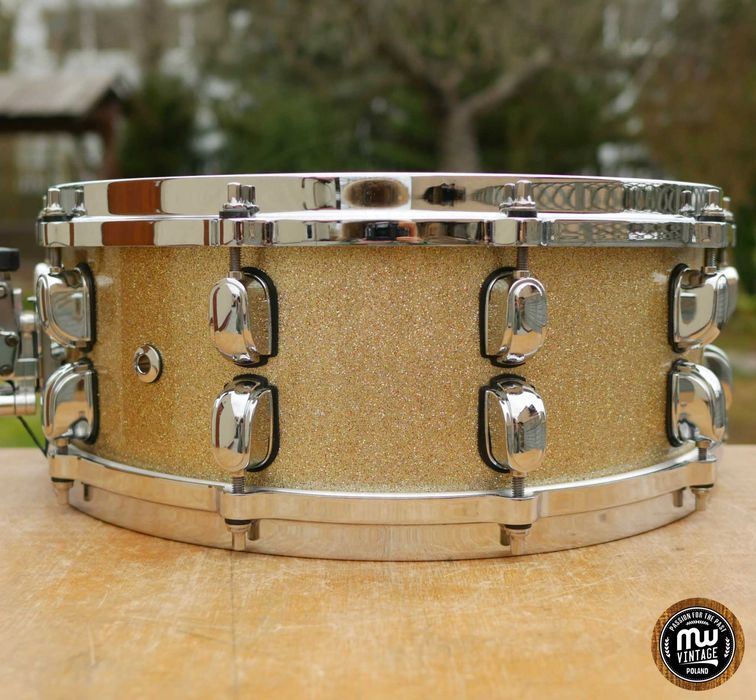 ‼️ Werbel Tama Starclassic Bubinga/Birch 14" x 5,5" Gold Sparkle ‼️