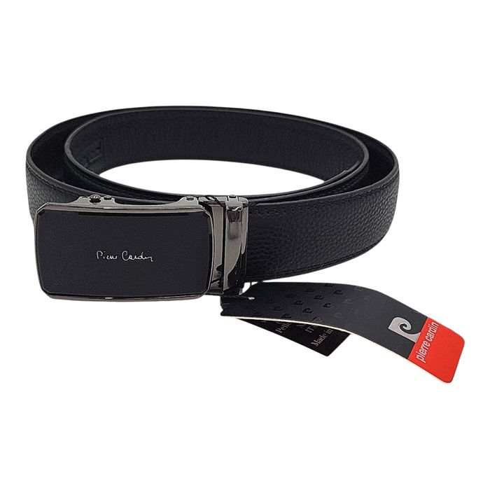 Pasek męski PIERRE CARDIN automat BLACK