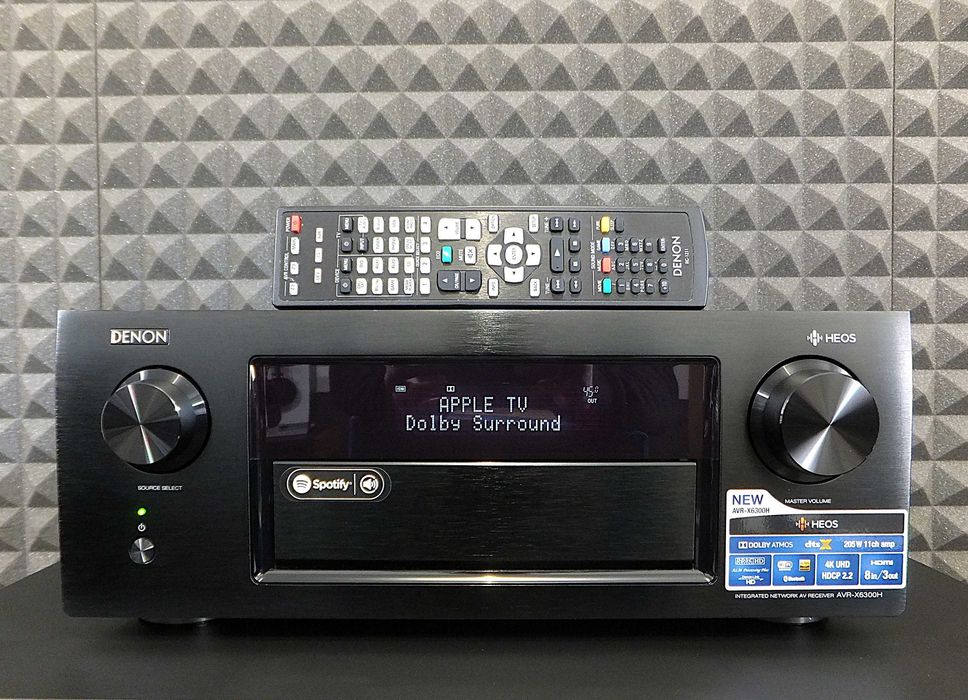 Amplituner kina domowego 11.2 DENON AVR-X6300H / wysoki model / pełny komplet