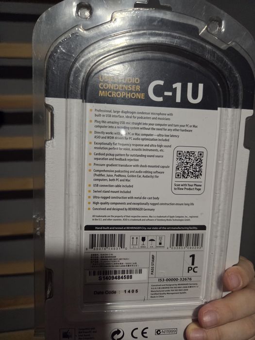 Mikrofon C-1U + statyw