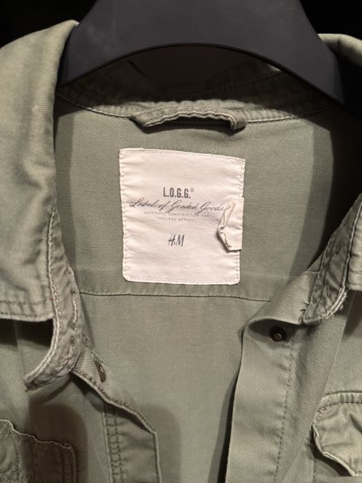 Bluza militarna z grubej bawełny H&M r.38