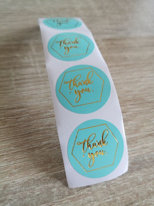 Naklejki thank you nr 18 - 50 sztuk