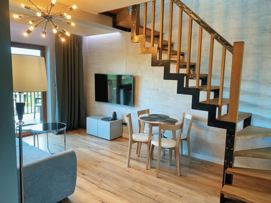 Domek nr 3 z widokiem na Góry Jacuzzi Szklarska Poręba ferie zimowe