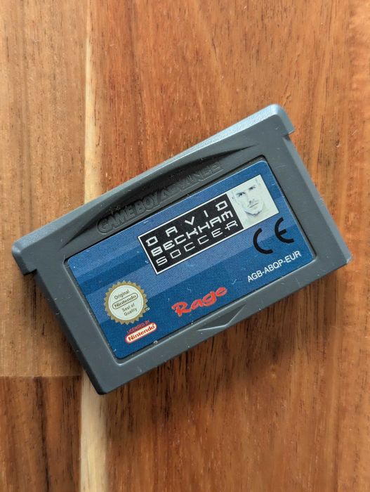 David Beckham Soccer GBA Game Boy Advance Oryginał Wydanie Angielskie