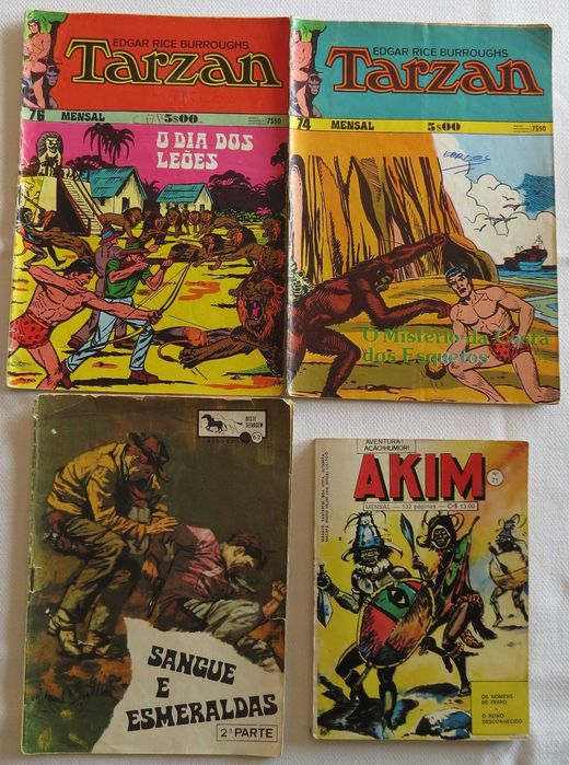 Banda Desenhada – Batman, Tintin, Flash Gordon, Tarzan e outros...