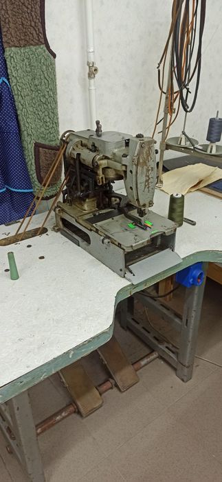 Швейне обладнання: закріпочна, гудзикова , петельна , рощпошивалка