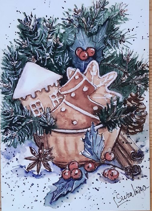 Оригинальные открытки от художника