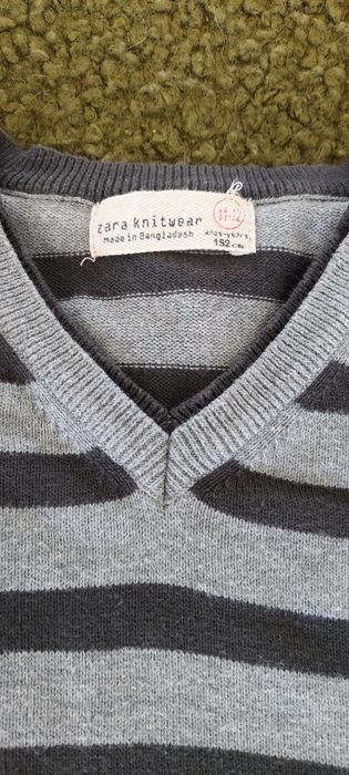 Camisola malha fina cinzenta