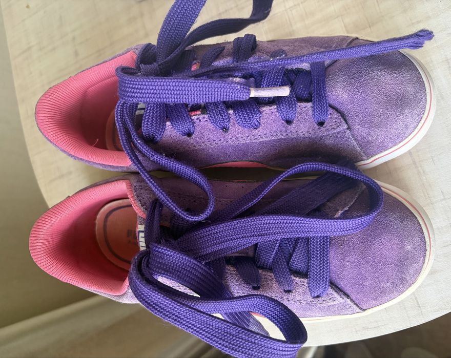 Кросівки Puma на дівчинку 33 р. Натуральна замша