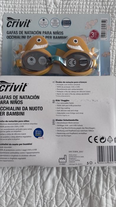 Okulary do plywania dla dzieci  3 +