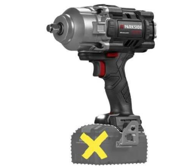 Chave de Impacto "A Besta" 1356Nm Parkside Performance