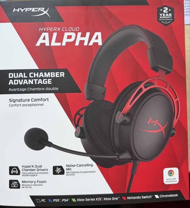 наушники Hyper X Cloud Alpha 2