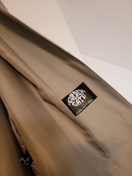 Płaszcz trencz jesienny wiosenny kawowy XXL