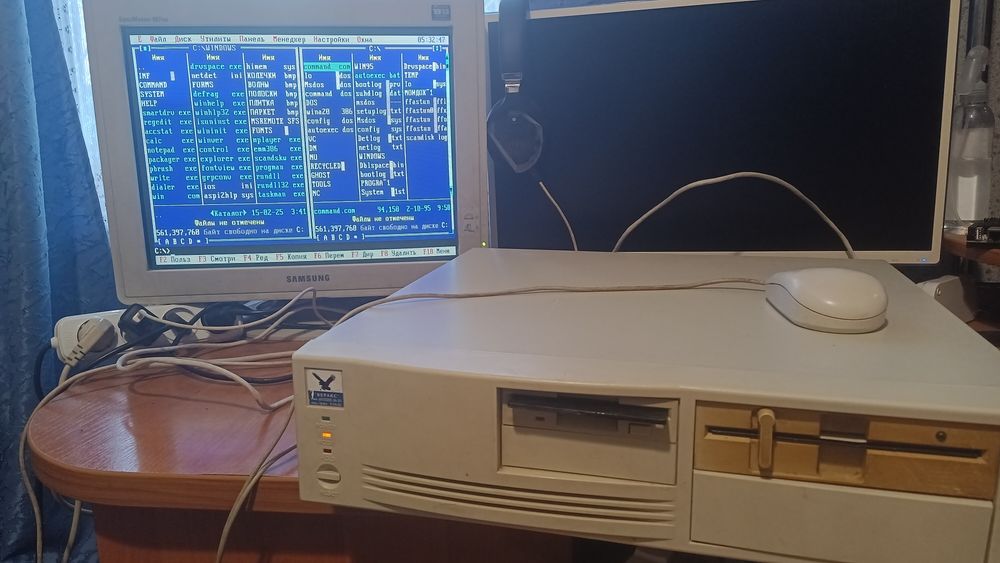 Ретро ПК Pentium 100 / 16Mb EDO / 512kb ISA video / 5.25FDD / 2.06gb