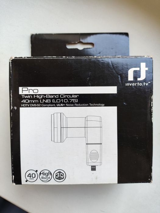 Супутникова головка, конвертор Inverto TWIN круговий Black Pro