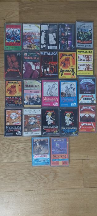 Kasety Metallica i  IRON MAIDEN