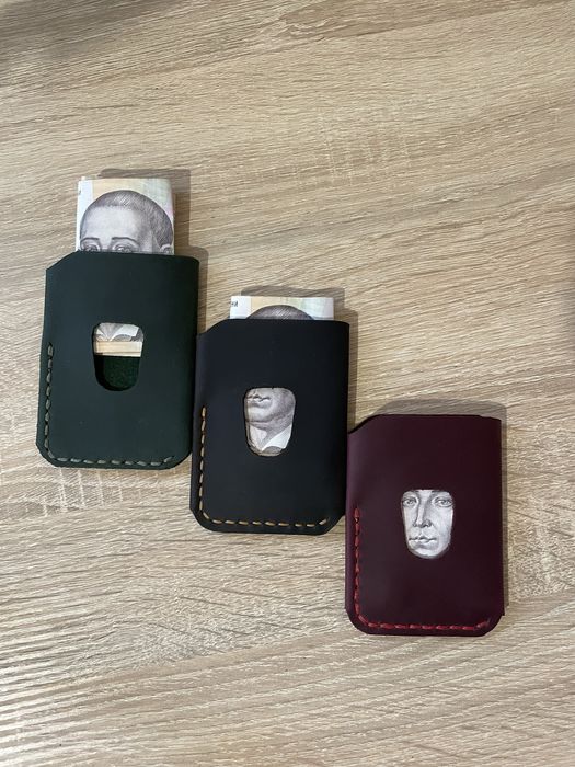 Шкіряний картхолдер на подарунок