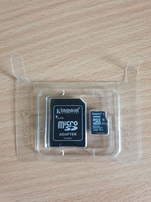 Нова карта пам'яті 32 GB адаптер Kingston micro SD