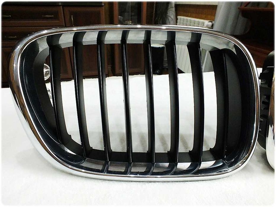Oryginalne Nerki Grill BMW X5 E53 99-03' Prawa i Lewa Piękny KOMPLET