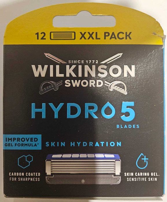 Wilkinson Hydro5  леза для гоління упак, 4, 5, 8 і 12 шт 100% оригінал