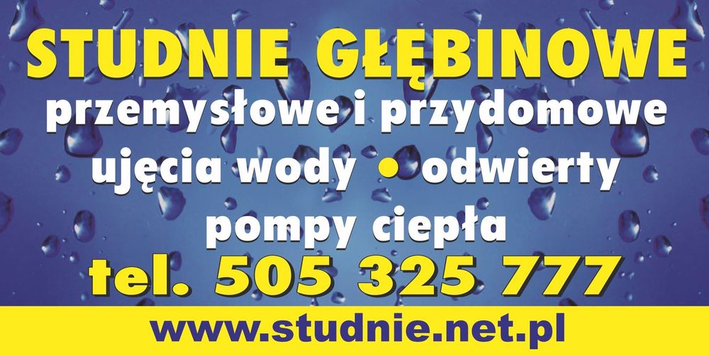 Geotech studnie głębinowe odwierty pompy wiercenie studni darmowa woda