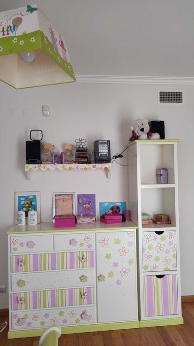 Mobilia de quarto completa para menina