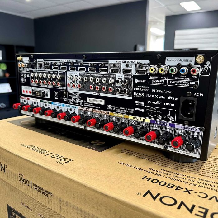 НОВІ ресівери DENON AVC-X4800H