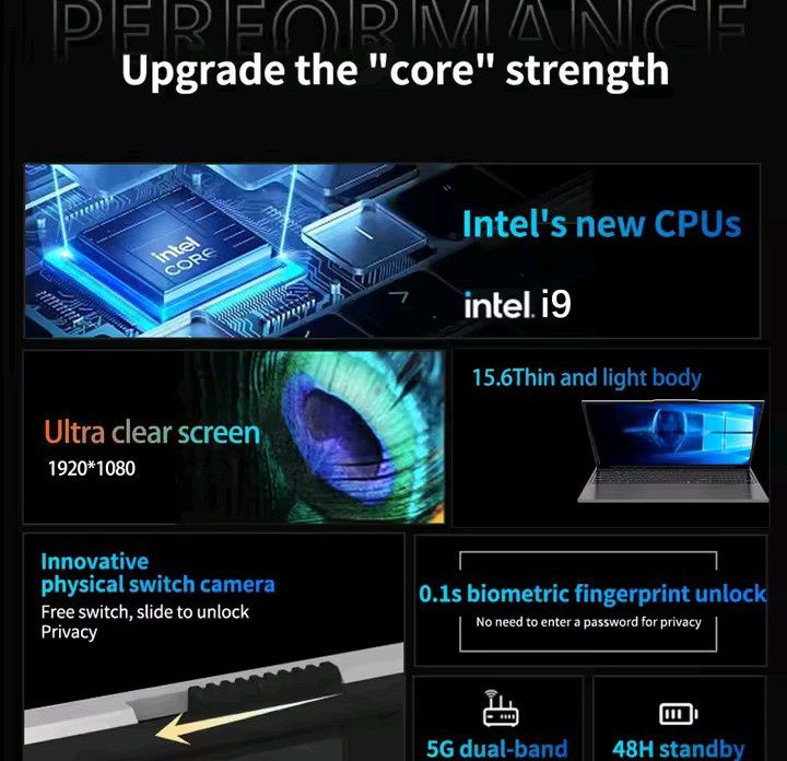 Computador portátil I9 ( Artigos novos)
