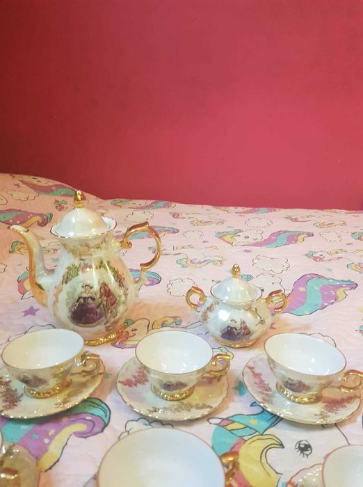 Jogo de café Western Germany anos 1930/40 Gold 22