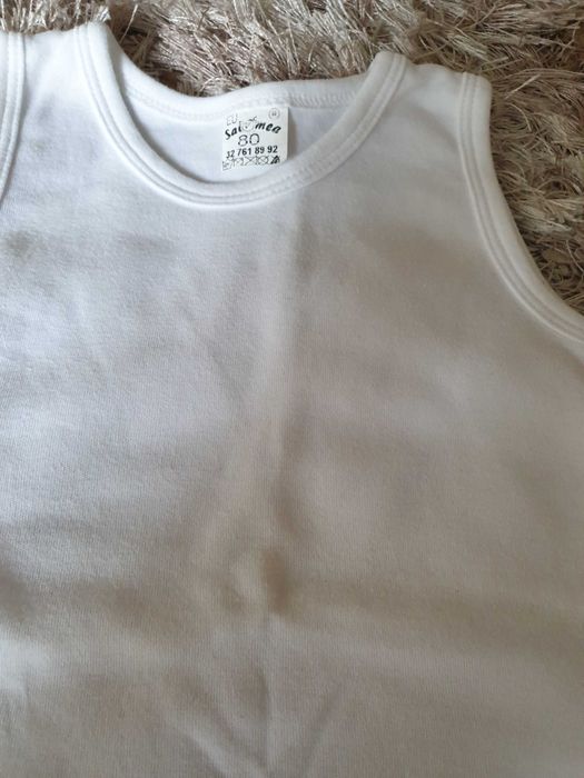 Białe body np. do chrztu w rozmiarze  80